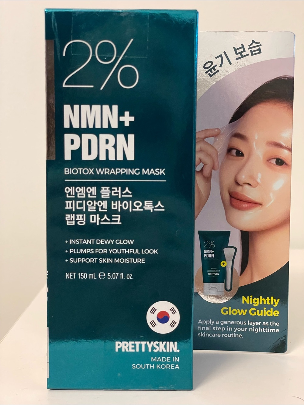 BNIB PRETTYSKIN K-Beauty 2% NMN+PDRN Biotox Wrapping Mask - 150 ml/ 5.07 fl oz